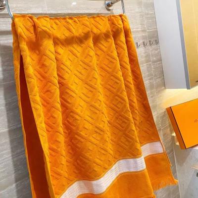 wholesale quality hermes cut pile jacquard bath towel